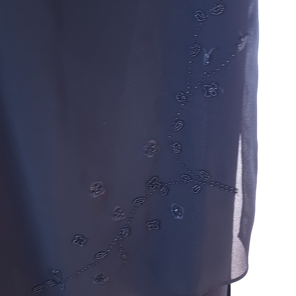 Plus Size 14 Tradition Black sheer skirt dress evening party pants - Picture 14 of 16